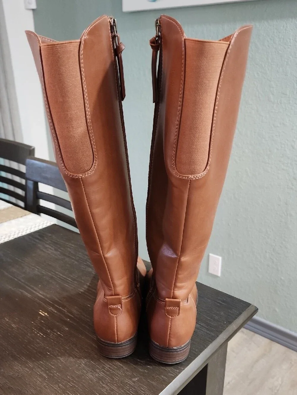 Women's Riding Boots in Chestnut Brown